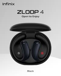 Infinix Z-Loop Open Ear Earbuds XE04G Bluetooth 5.3 Wireless Earphones Open Ear Design ENC Dual Mic 25H Battery Type-C Fast Charging Sports Waterproof Comfortable Fit