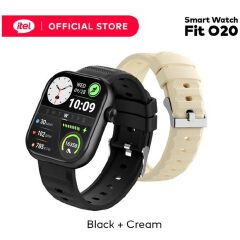 itel Smart Watch Fit 020 ISW-020 Bluetooth Calling Smartwatch with 2.04” HD Display, IP68 Waterproof Fitness Tracker, Heart Rate Monitor, Long Battery Life, Android & iPhone Compatible