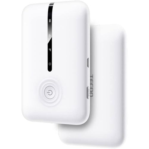 TECNO TR109 4G LTE MiFi Portable WiFi Router – 300Mbps High Speed Internet Hotspot, Connect 16 Devices, 3000mAh Battery, SIM Enabled Wireless Router for Home, Office & Travel Kenya