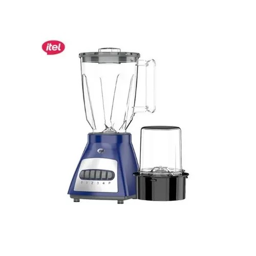 Itel Blender M1S 1.8L Multifunctional Kitchen Blender 500W With Grinding Cup, 6 Stainless Steel Blades, High Speed Smoothie Maker, Juice Mixer, Food Processor For Home Use
