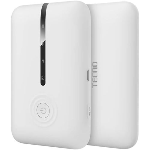 TECNO TR109 4G LTE MiFi Portable WiFi Router – 300Mbps High Speed Internet Hotspot, Connect 16 Devices, 3000mAh Battery, SIM Enabled Wireless Router for Home, Office & Travel Kenya