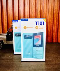 Tecno T101 Dual SIM Feature Phone Wireless FM Radio Long Battery Torch Bluetooth Expandable Storage Durable Keypad Mobile Phone for Calls SMS and Everyday Use