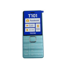 Tecno T101 Dual SIM Feature Phone Wireless FM Radio Long Battery Torch Bluetooth Expandable Storage Durable Keypad Mobile Phone for Calls SMS and Everyday Use