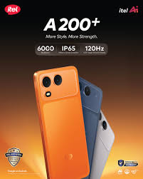 ITEL A200 Smartphone – 6.6 Inch HD+ Display, 5000mAh Battery, 4G Dual SIM, Android Smartphone, Fast Performance, Large Storage, AI Camera, Affordable Mobile Phone Kenya