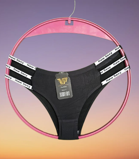 💫 3PCS NEW STYLE • STRAP DESIGN 💫 Women’s Sexy 3-Strap Thong Panty – Soft Breathable Lace Fit, Lightweight Comfortable Underwear