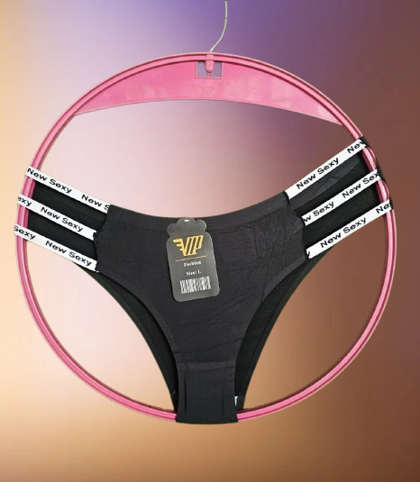 💫 3PCS NEW STYLE • STRAP DESIGN 💫 Women’s Sexy 3-Strap Thong Panty – Soft Breathable Lace Fit, Lightweight Comfortable Underwear
