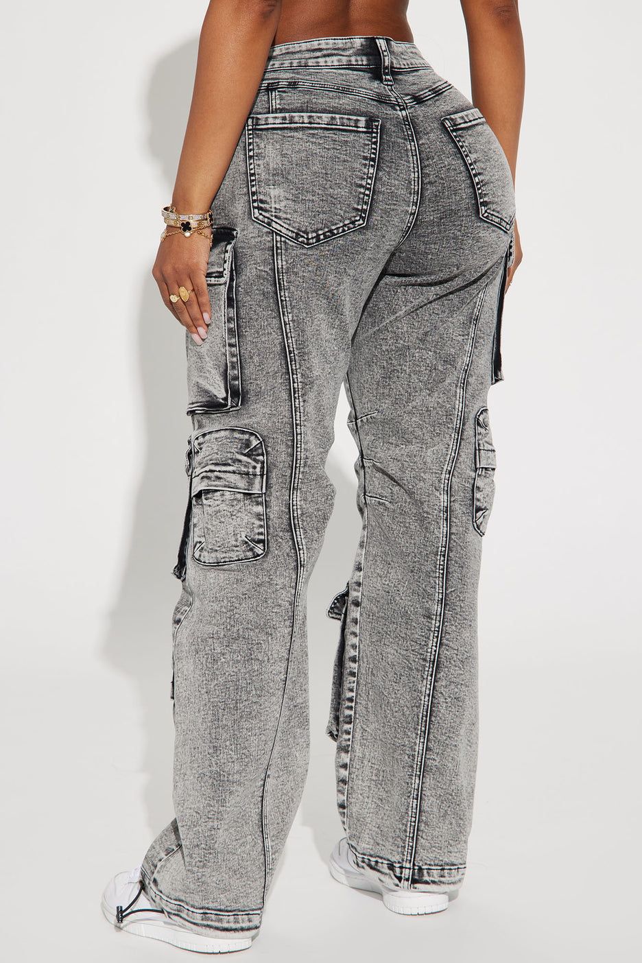 👖💙 Girls Original Mummy Cargo Jeans – Ages 7–14 Years ✨ Trendy High Waist Denim Pants 🔥 Comfortable Kids Streetwear