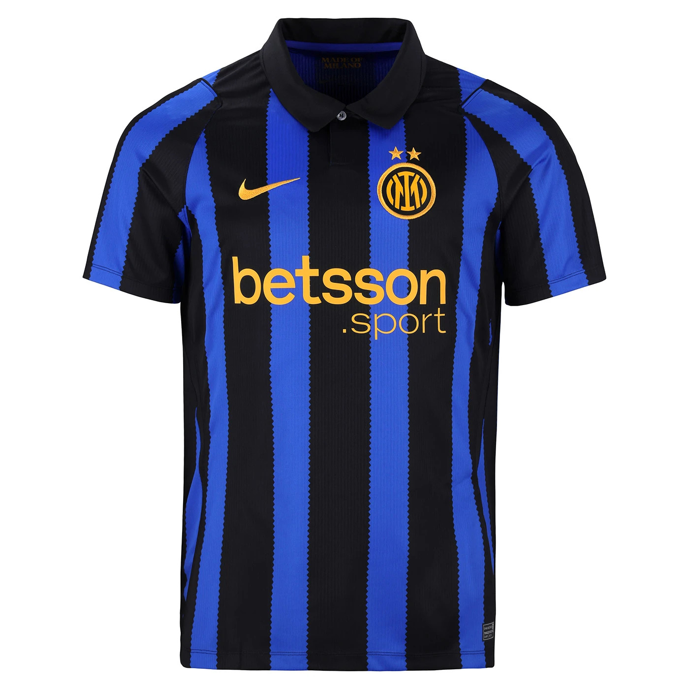 💙🖤 NERAZZURRI CITY STYLE! Inter Milan FC 2026/27 Home Jersey – Stylish Black & Lyon Blue Striped Football Shirt with Gold Details & Classic Collar for Matchday & Fans ⚽🔥