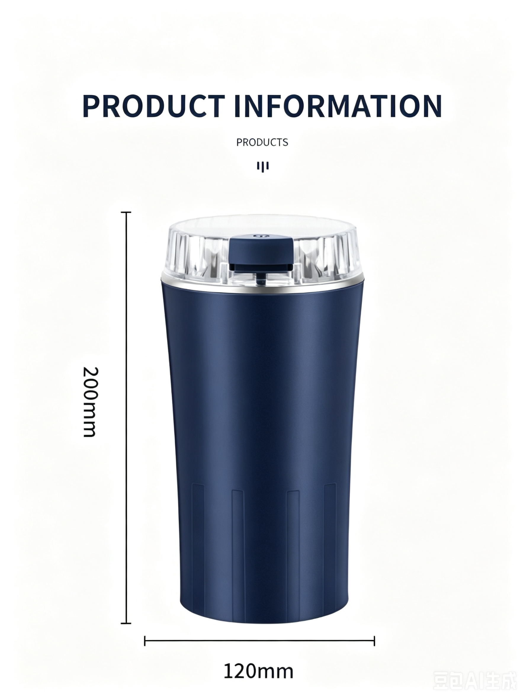 The new electric coffee grinder, spice grinder, coffee beans and vanilla grinder, a button-style stainless steel grinder, is suitable for grinding vanilla, peanuts and coffee beans.