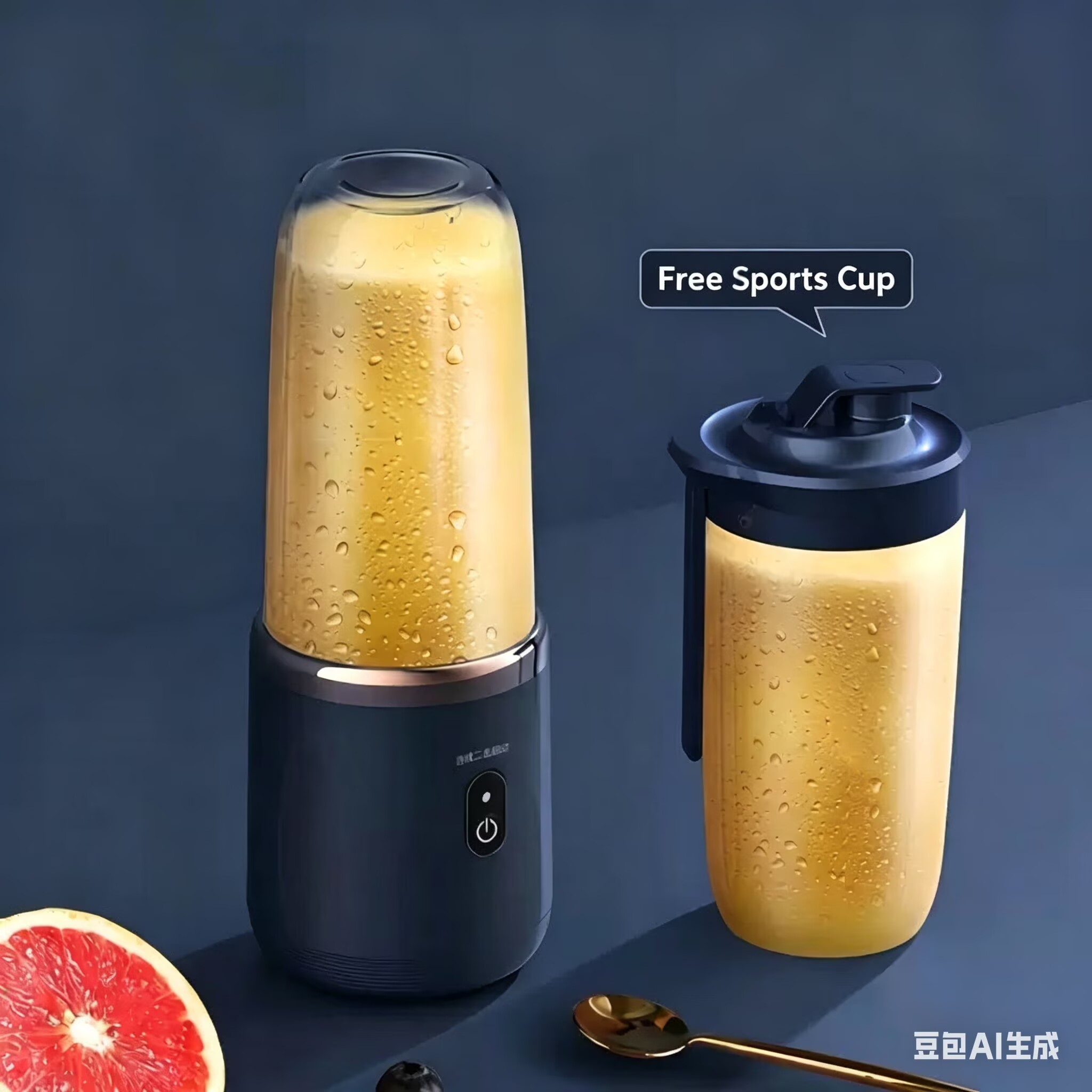 Rechargeable juicer Dual Cup Portable Juice Extractor Mini Blender USB Juice Separator Small Appliance for Home