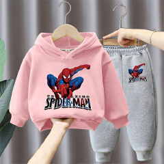Spider-Man Boys and Girls Hoodie and Pants Set for Toddlers and Big Kids