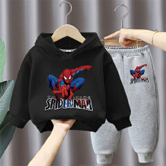 Spider-Man Boys and Girls Hoodie and Pants Set for Toddlers and Big Kids