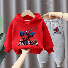 Spider-Man Boys and Girls Hoodie and Pants Set for Toddlers and Big Kids