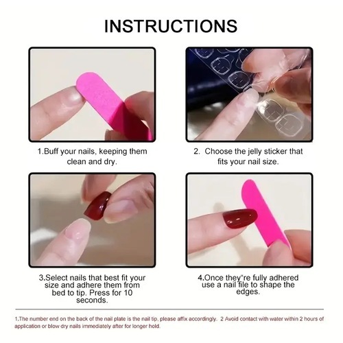 Press on Nails Square - White French Tip Fake Nails with Flower Bow Design - Medium Long False Nails - for Women 24 Pcs view 8