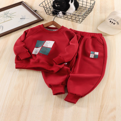 Boys Clothes 2 Piece Long Sleeve Sweatshirt & Pants Casual Kids Boy Fall Winter Outfits Set