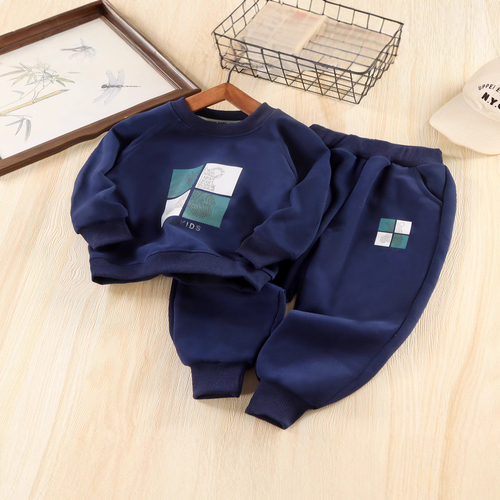 Boys Clothes 2 Piece Long Sleeve Sweatshirt & Pants Casual Kids Boy Fall Winter Outfits Set