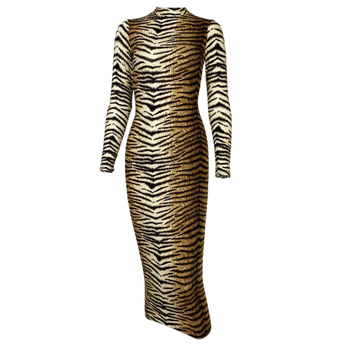 Women's Long Sleeve Bodycon Dress - Maxi Casual Fall Club Party Long Tight Pencil Dresses