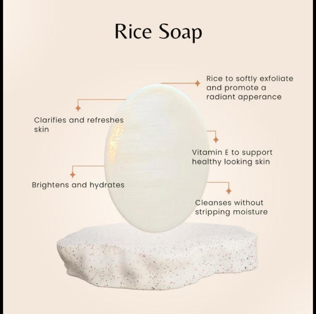 offer!! 3 pieces of Jam rice bar soap.