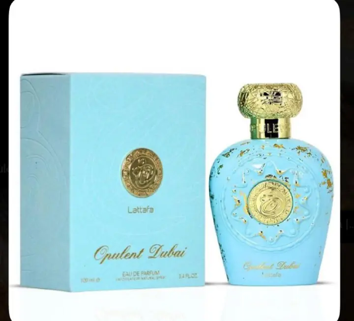 Lattafa Opulent Dubai: Rich gourmand-amber with lemon, saffron, nutmeg, rose, jasmine, guaiac wood, vanilla, tonka, oud, patchouli, musk. Spiced vanilla, creamy florals, smoky oud. Luxurious, sweet