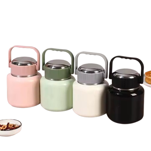 1100ml Stainless Steel Food Flask – Vacuum Insulated Thermal Lunch Box, Leakproof Double Wall Container, Keeps Food Hot & Cold for Hours, Portable Food Jar for Office, School, Travel & Outdoor Use