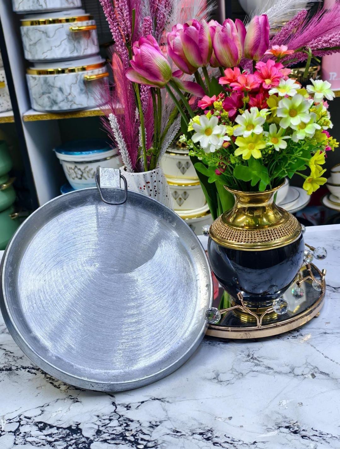 Aluminium Steel Chapati Pan Now Available