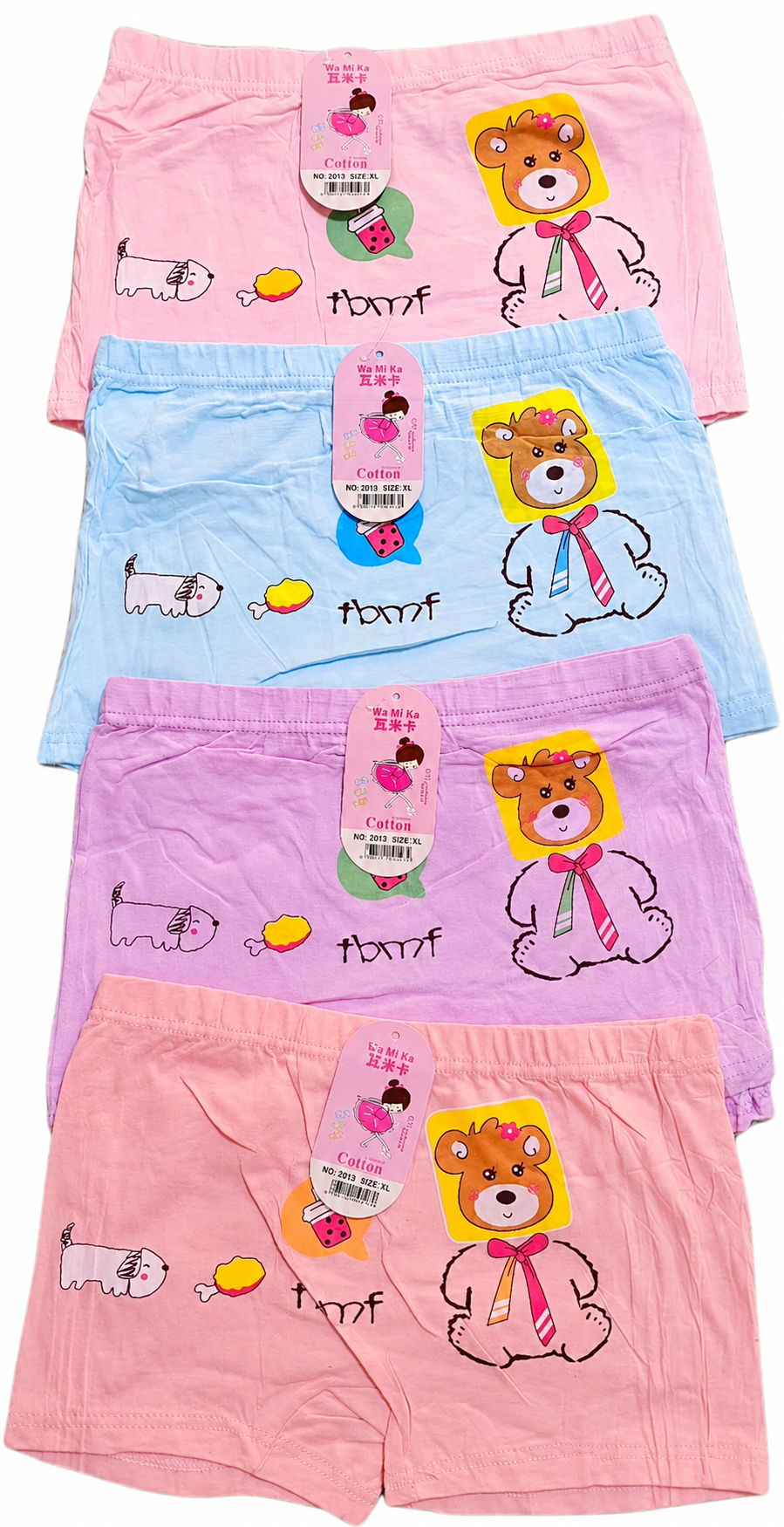 3PCS Baby Girls Soft Cotton Hot Pants – Lightweight Breathable Elastic Waist Comfortable Summer Safety Shorts for Daily Wear & Playtime