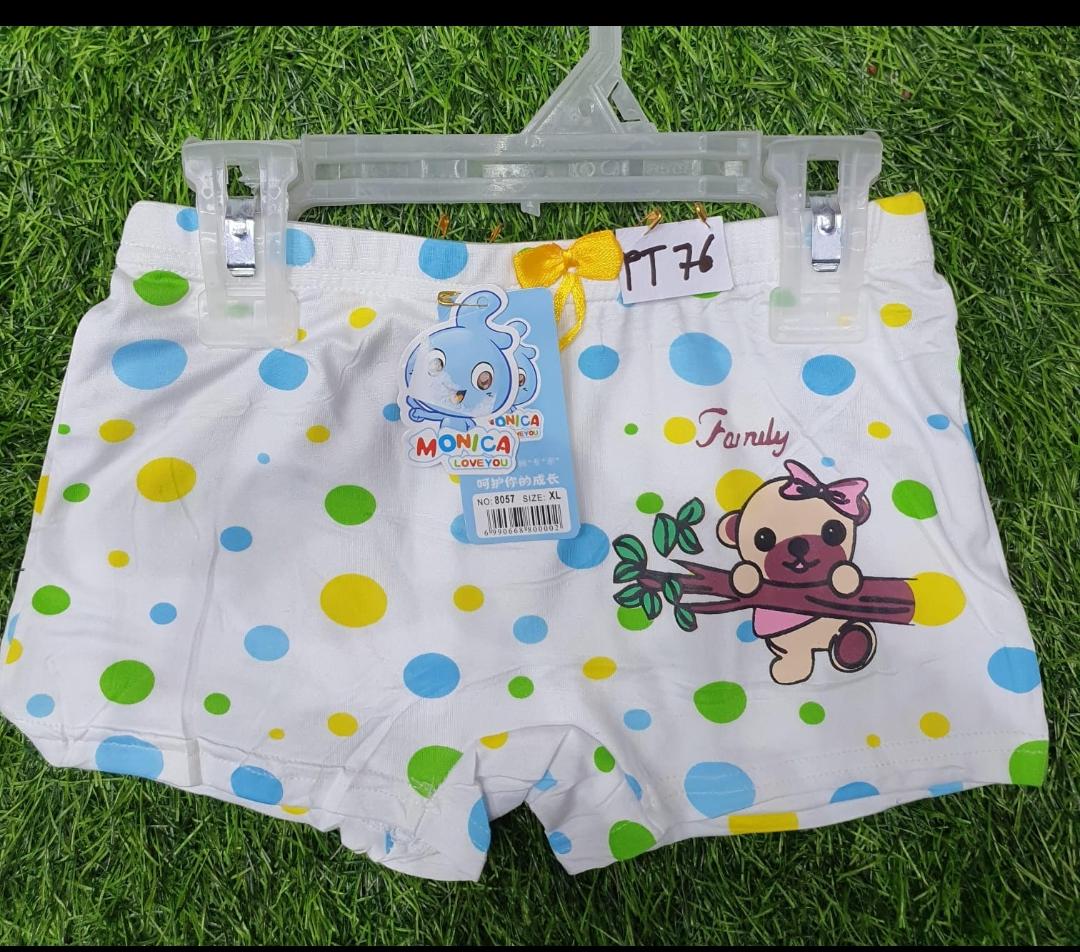 3PCS Cute Baby Girls Cotton Blend Hot Pants – Soft Lightweight Elastic Waist Daily Wear Safety Shorts for Summer Playtime and Indoor Use