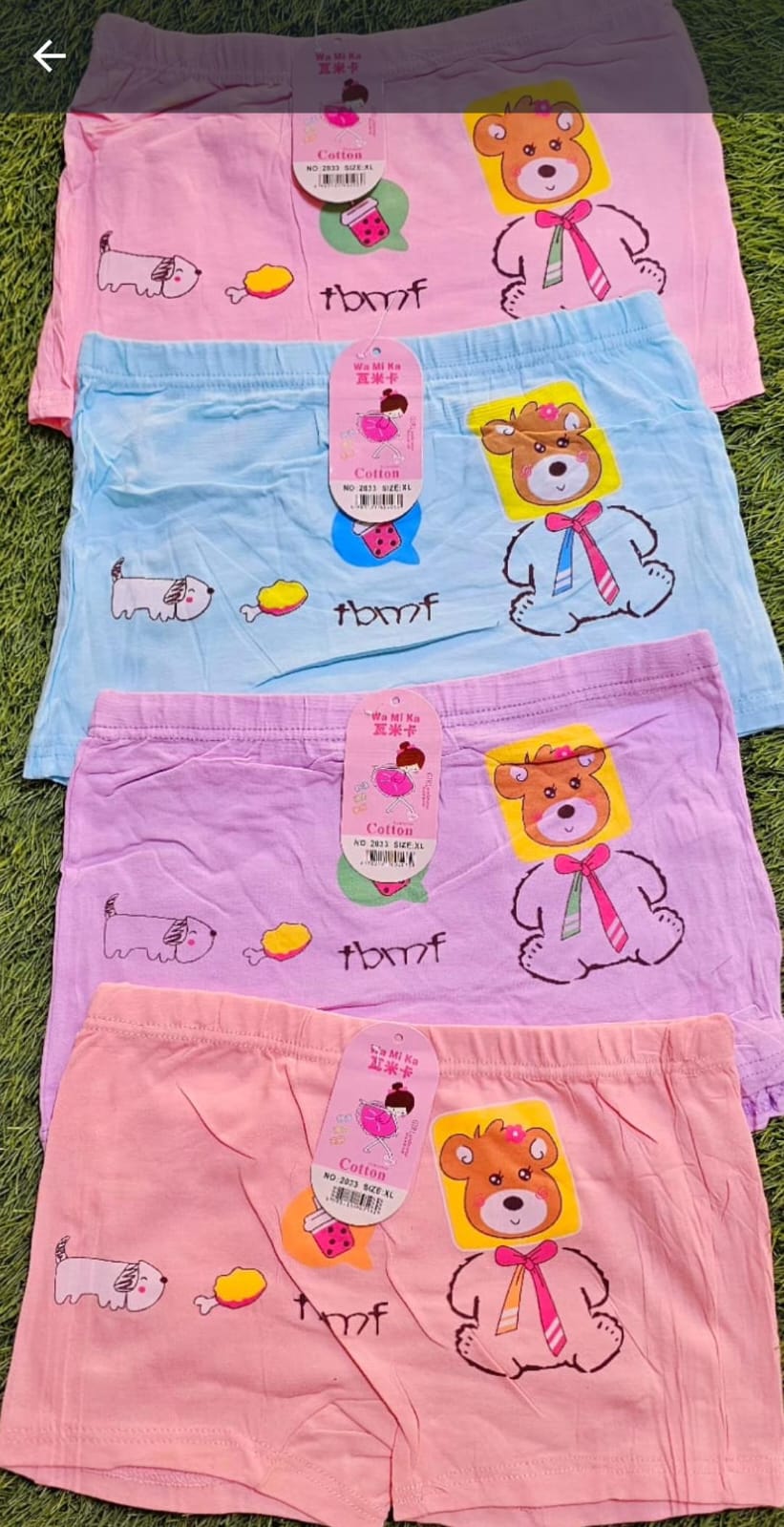 3PCS Baby Girls Soft Cotton Hot Pants – Lightweight Breathable Elastic Waist Comfortable Summer Safety Shorts for Daily Wear & Playtime