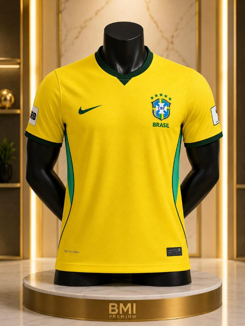 Brazil World Cup Home Jersey – Unisex Football Fan Shirt