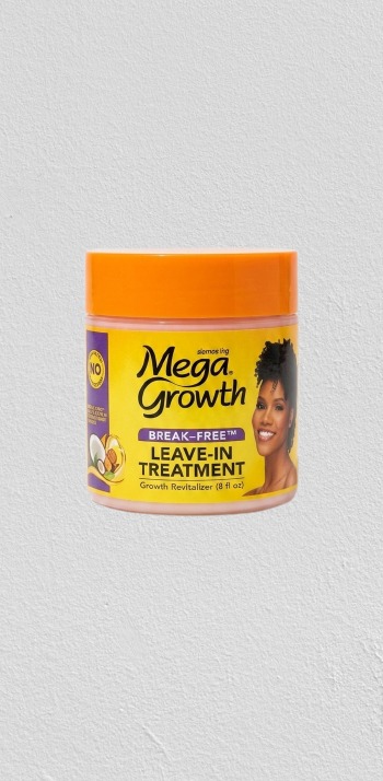 Mega Growth Break-Free Leave-In Hair Treatment Cream for Dry & Damaged Hair Growth Moisturizer 8oz