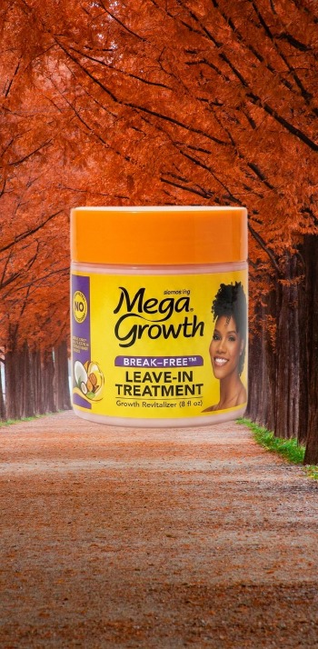 Mega Growth Break-Free Leave-In Hair Treatment Cream for Dry & Damaged Hair Growth Moisturizer 8oz