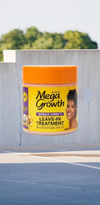 Mega Growth Break-Free Leave-In Hair Treatment Cream for Dry & Damaged Hair Growth Moisturizer 8oz