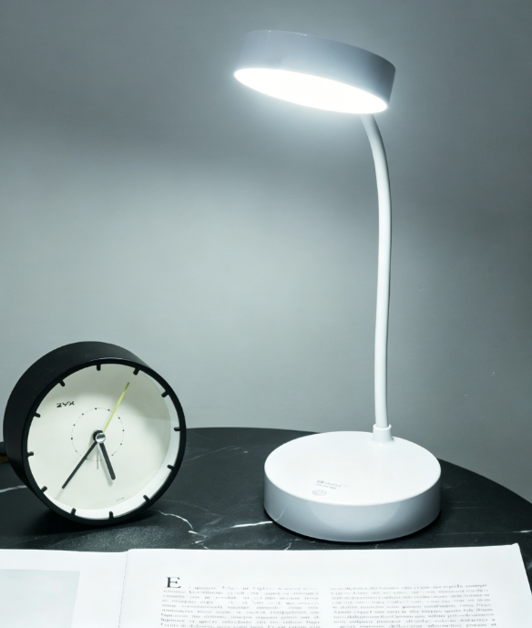 Rechargeable LED Desk Lamp, Touch Control Foldable Eye-Care Reading Light, USB Charging Portable Night Light for Student Study, Bedroom, Office, Dining Room, Home Decor & Gifts