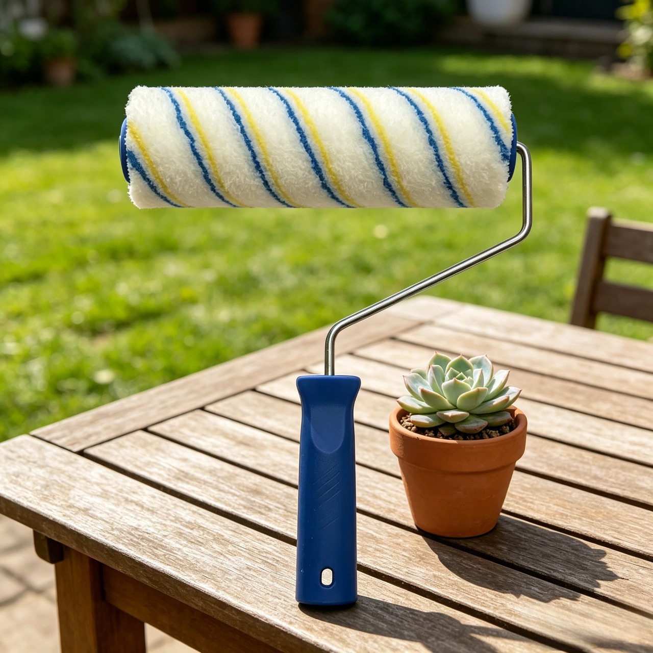 Professional Well designed painting roller brush Paint Rollers with Paint Roller Frame for Painting Walls High-Density Fiber for Smooth Wall Painting Ideal for high walls and ceilings