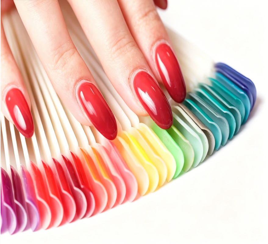 Quick Dry 4 Colors Nail Polish, Crack Resistant Long-Lasting Salon Grade Nail Coating view 6