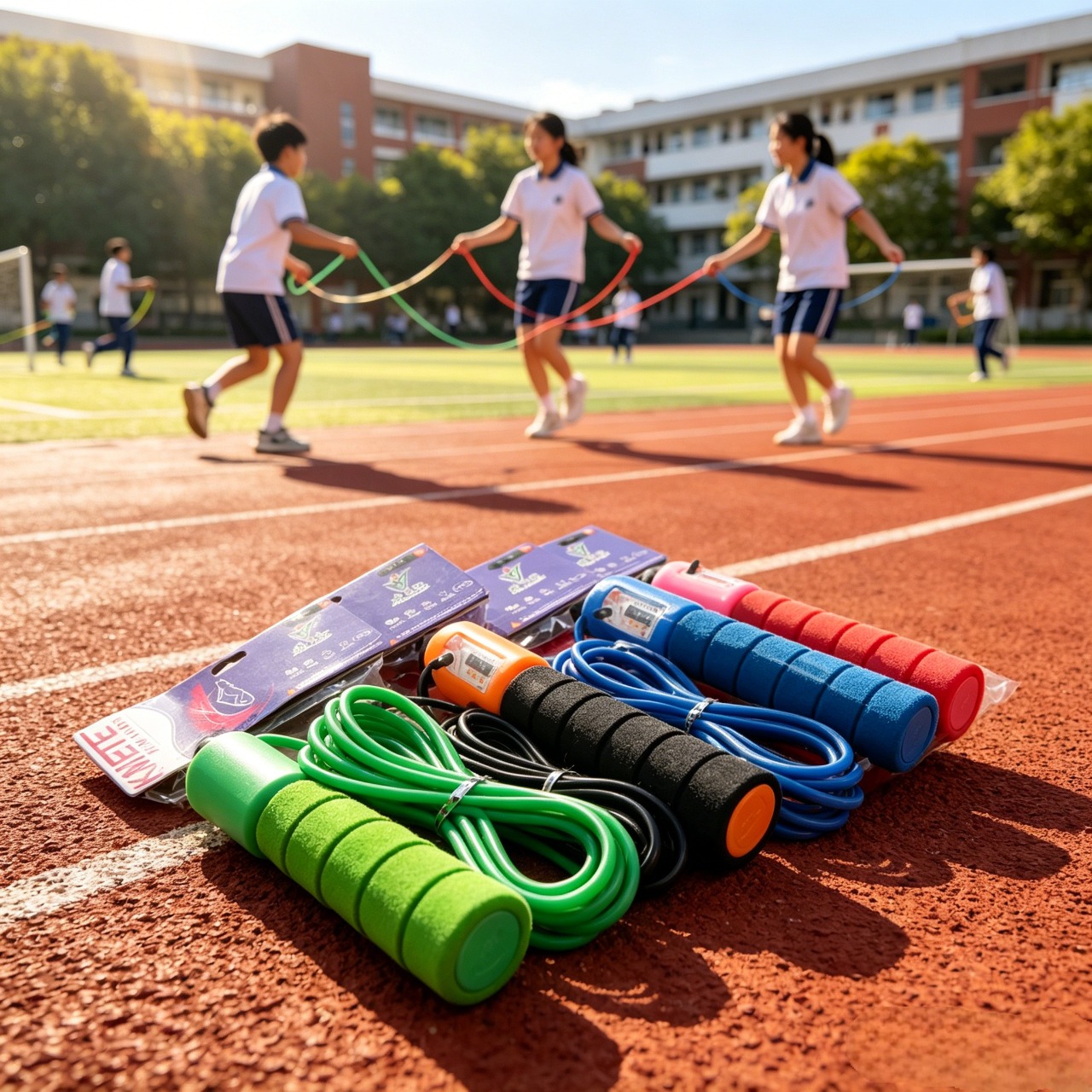 Jump Rope with Electronic Counter Professional Adjustable Fast Speed Counting Skipping Rope Jumping Wire Workout Equipments,Skipping rope gym rope home training count rope Men Women and Kids