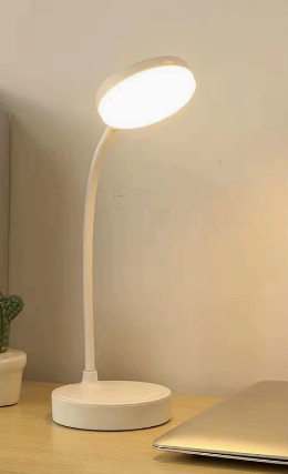Rechargeable LED Desk Lamp, Touch Control Foldable Eye-Care Reading Light, USB Charging Portable Night Light for Student Study, Bedroom, Office, Dining Room, Home Decor & Gifts