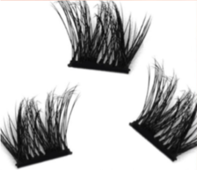 12mm/14mm Curly Mink False Eyelashes, Natural Fluffy Cluster Lashes for Daily Makeup, Soft Lightweight Volume Lashes