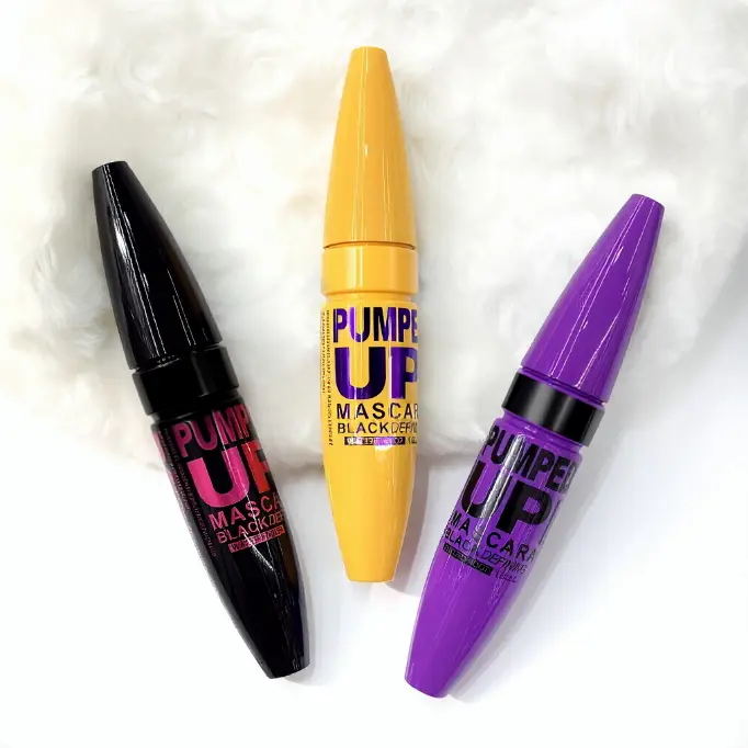 Smudge-Proof Waterproof Mascara - 4D Fiber Thick & Curly, Quick Dry, Long Lasting Eye Makeup for Kenyan Women