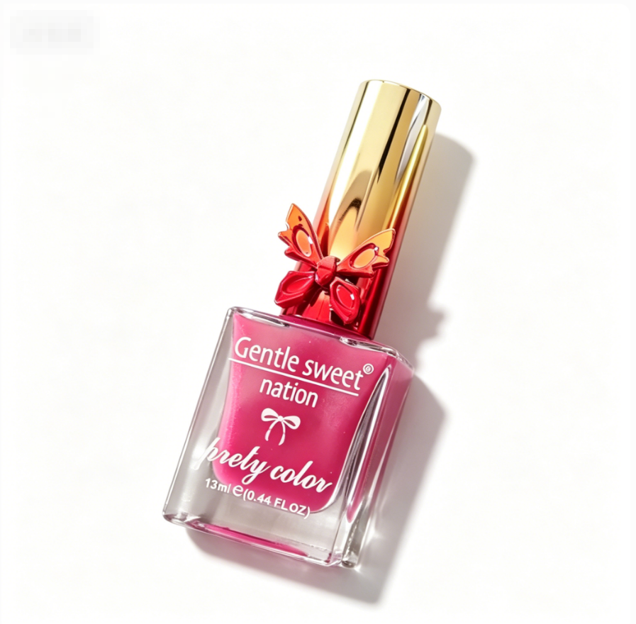 Quick Dry 4 Colors Nail Polish, Crack Resistant Long-Lasting Salon Grade Nail Coating view 10