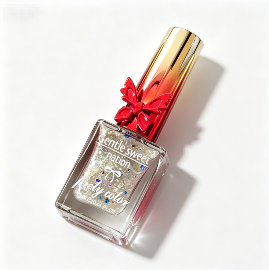 Quick Dry 4 Colors Nail Polish, Crack Resistant Long-Lasting Salon Grade Nail Coating view 8