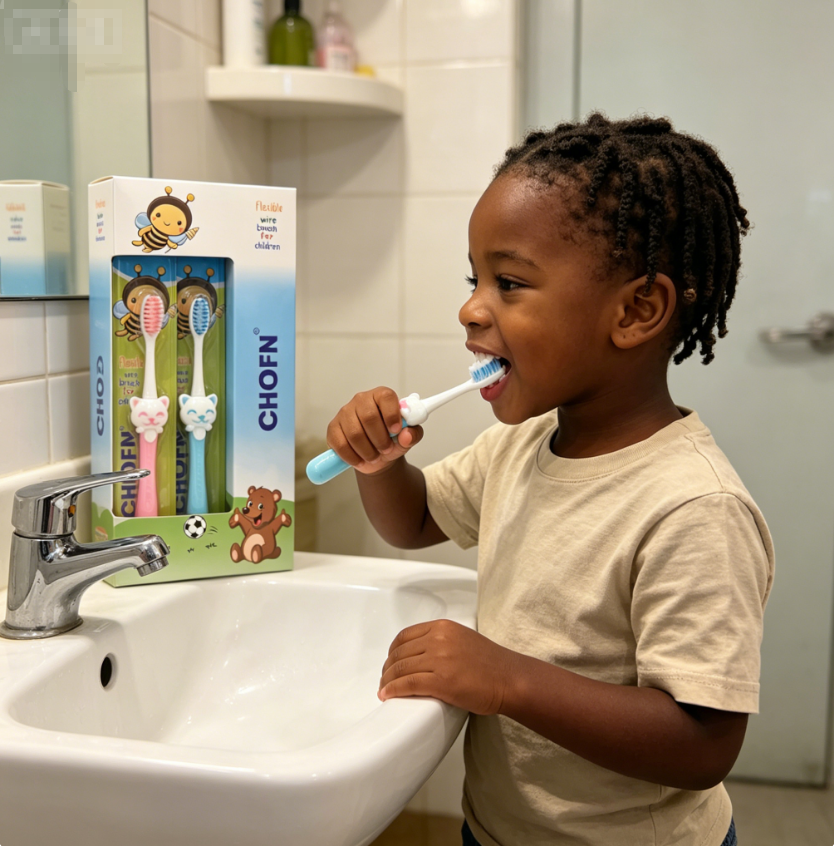 12Pcs Mixed Color Cartoon Kids Toothbrush, Soft Bristle Children Toothbrush, Ergonomic Handle BPA Free Cute Toothbrush for Kids Over 3 Years Old Daily Oral Cleaning