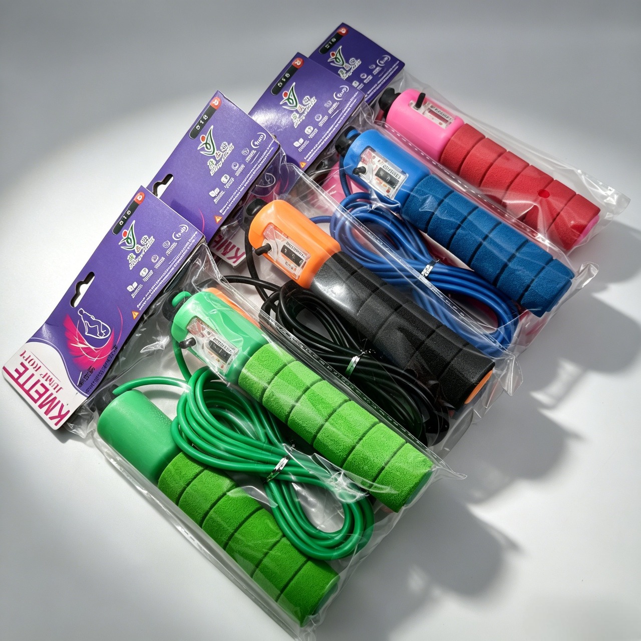 Jump Rope with Electronic Counter Professional Adjustable Fast Speed Counting Skipping Rope Jumping Wire Workout Equipments,Skipping rope gym rope home training count rope Men Women and Kids