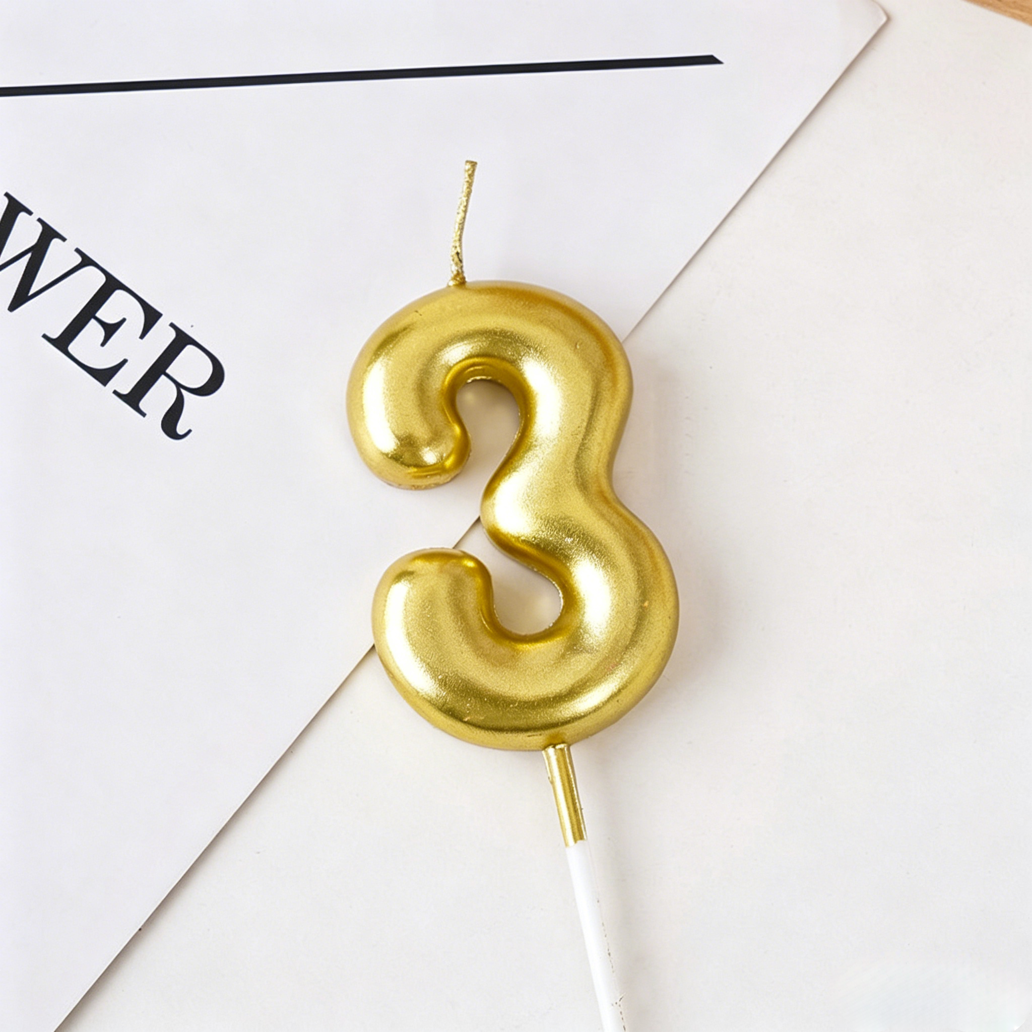 Number Candle, Birthday Number Candle, Cake Topper Candle, Birthday Cake Candle, Party Candle, Digit Candle, Celebration Candle, Cake Decor Candle