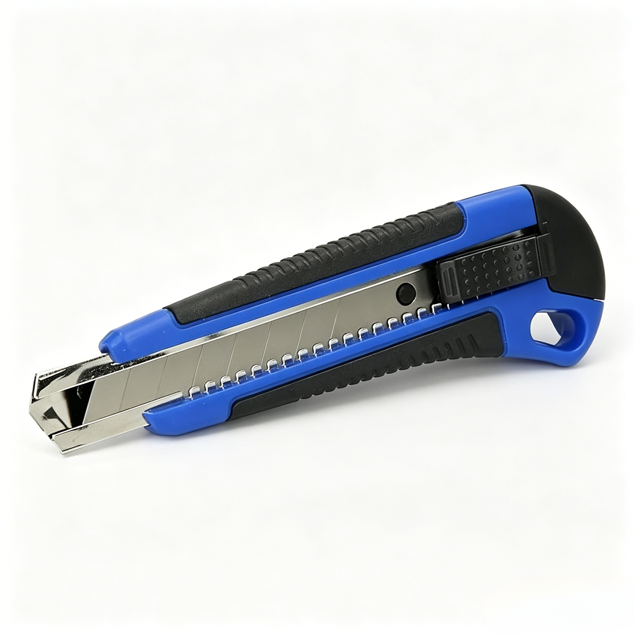 Utility Knife，Retractable Utility Knife Heavy Duty Box Cutter, TPR Non-Slip Handle, ABS Body with Stainless Steel Blade Slot, Extra Replacement Blade Included for Home Office Warehouse Use
