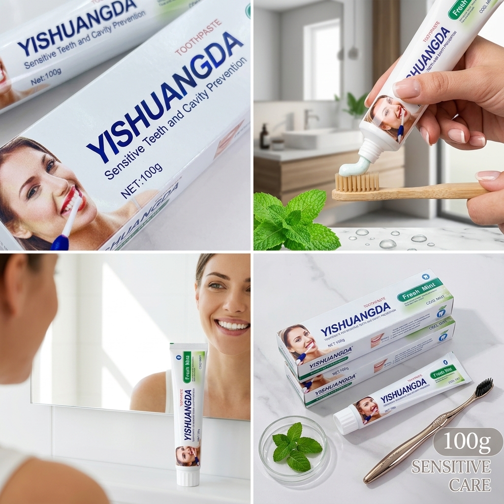 Toothpaste Cool Mint Toothpaste Whitening Teeth Anti Cavity Fresh Breath Gum Protection Daily Oral Care