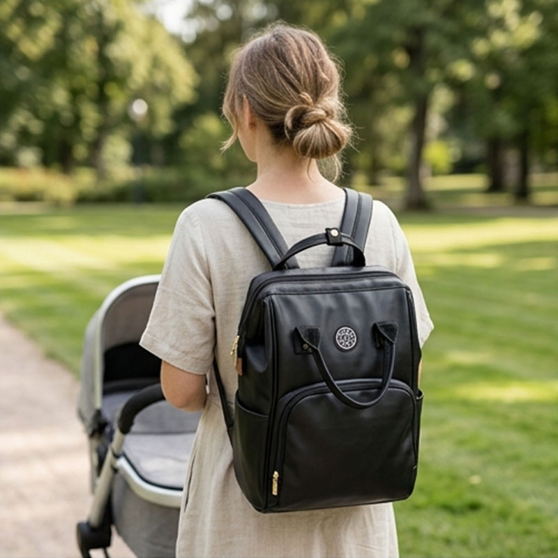 Mommy bag, new handheld backpack, insulated outdoor backpack, large capacity multifunctional mother and baby bag Bag Large Capacity Waterproof Baby Diaper Travel Bag baby diaper bag
