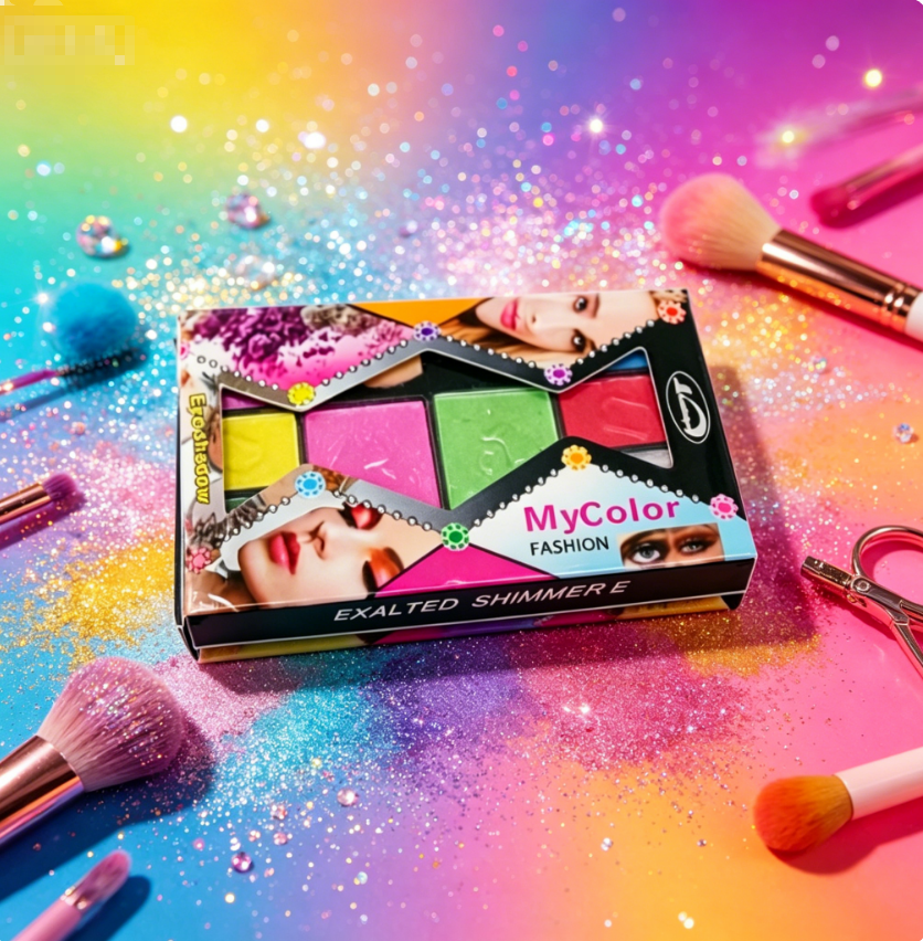 Shimmer Eyeshadow，Eyeshadow Palette，Glitter Eye Makeup，Waterproof Eyeshadow，Long Lasting Makeup，8 Colors Eyeshadow