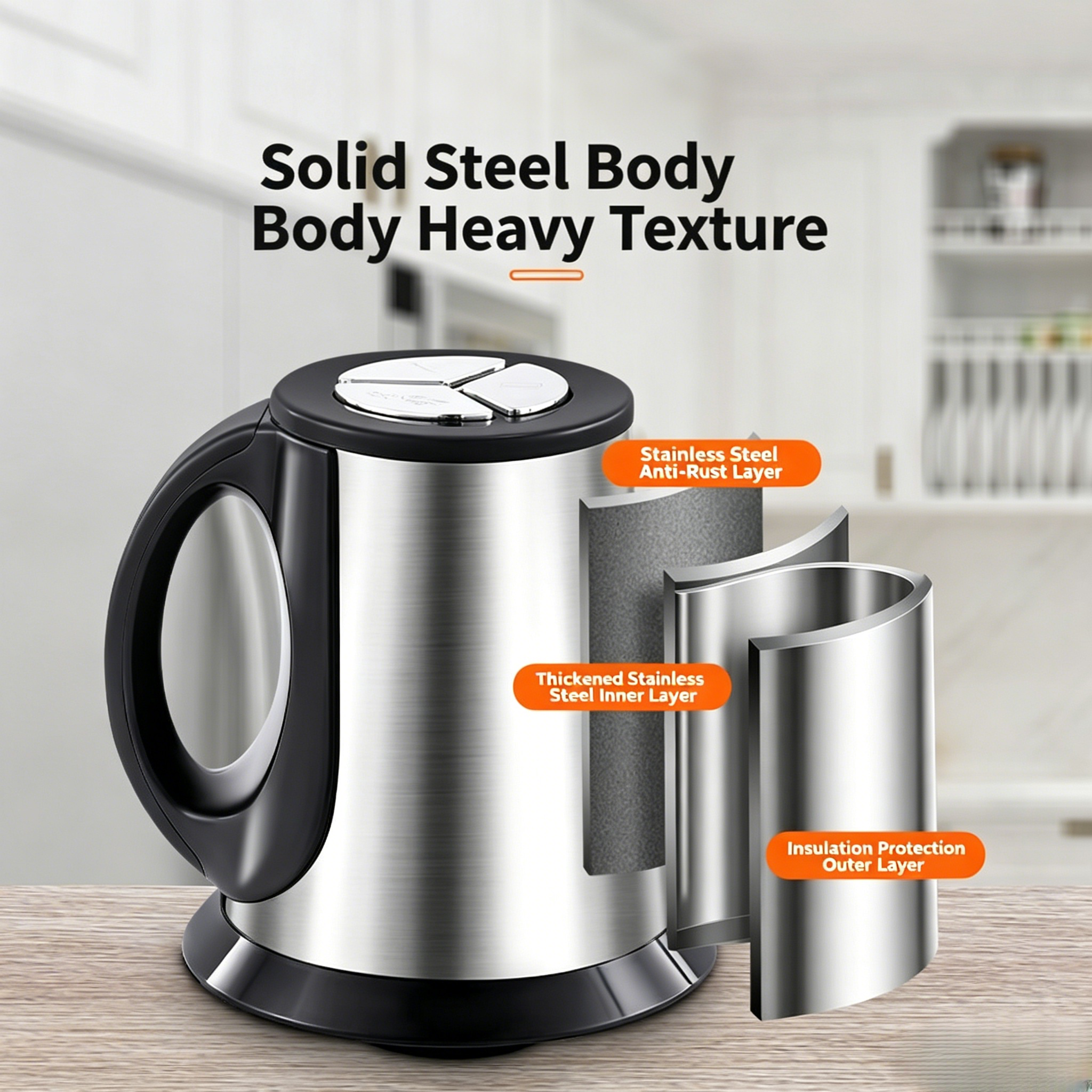 Electric Meat Grinder 3L 800W Stainless Steel Electric Meat Grinder 2 Speed Food Chopper Mincer Blender