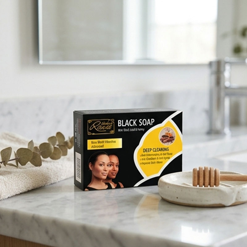 Soap Black Seed & Honey Black Soap | Face & Body Cleanser for Acne, Brightening & Anti-Aging Black seed honey soap, face body wash, anti-acne soap, skin brightening soap, deep cleansing soap
